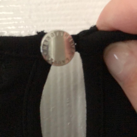 Lauren by Ralph Laure black peplum top - Picture 5 of 5